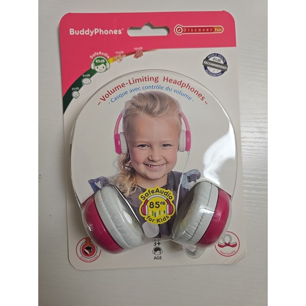 ✅ Buddyphones Standard Wired Kids Headphones, New,